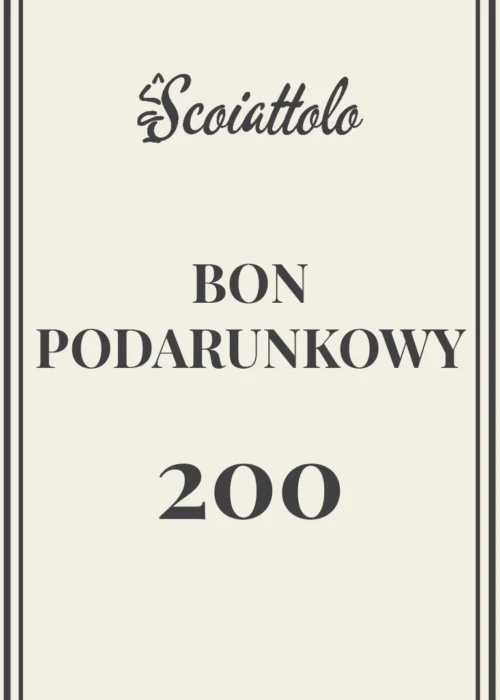 Scoiattolo Gift Voucher - PLN 200