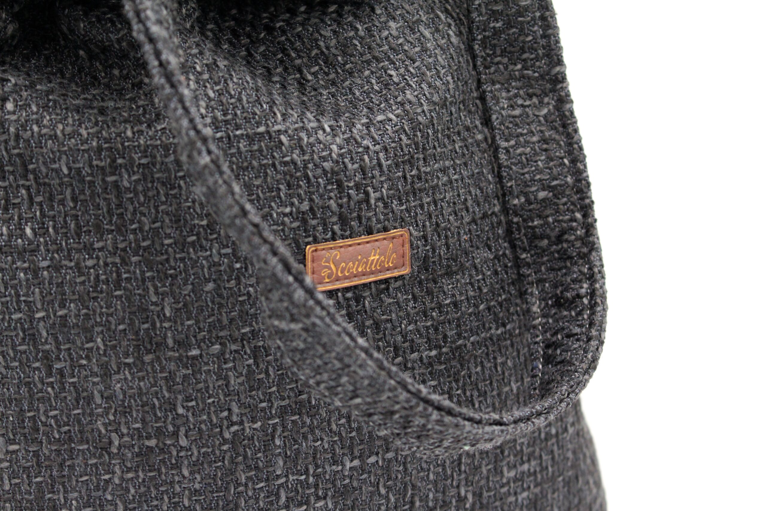 Handmade shoulder bag, dark graphite - Image 2