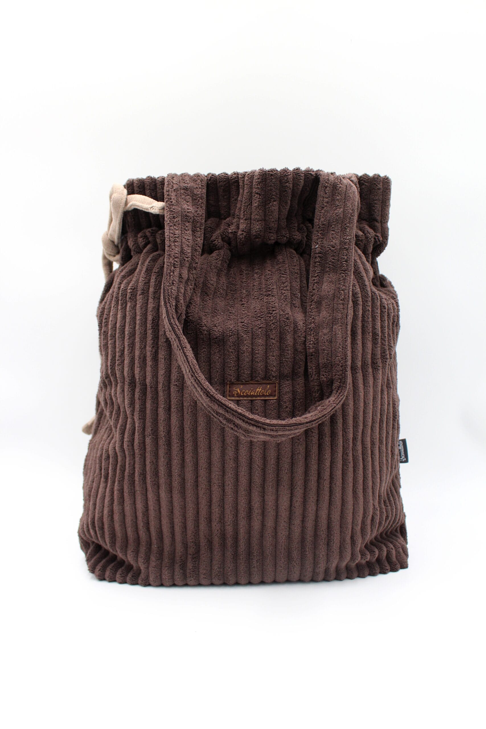 Torba handmade sztruksowa brązowa 4 Torba handmade sztruksowa brązowa