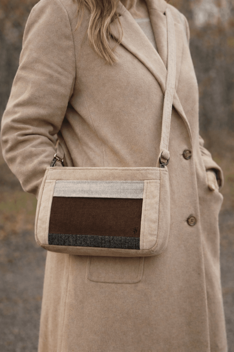 Torba listonoszka patchwork handmade