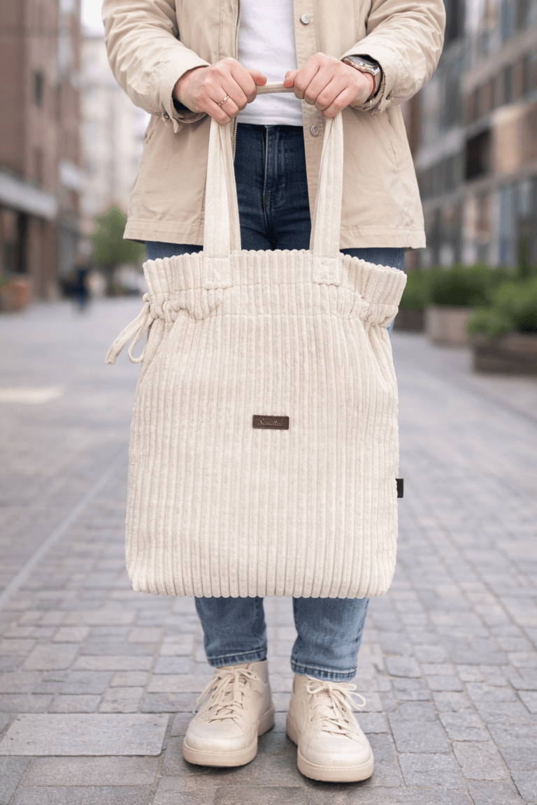 Torba handmade shopper ecru