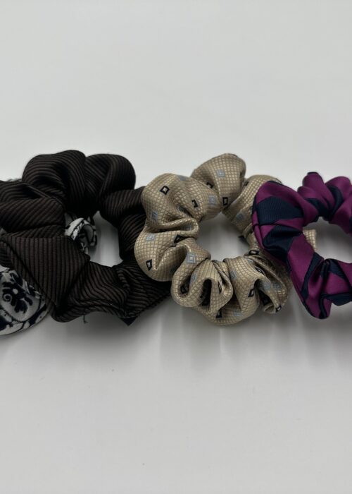 Home 23 Zestaw gumek scrunchie bawełna i jedwab