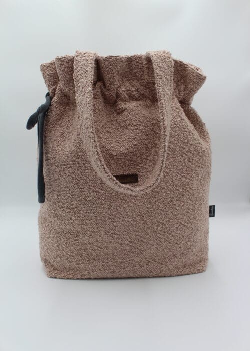 Home 24 Pudrowo różowa torba shopper