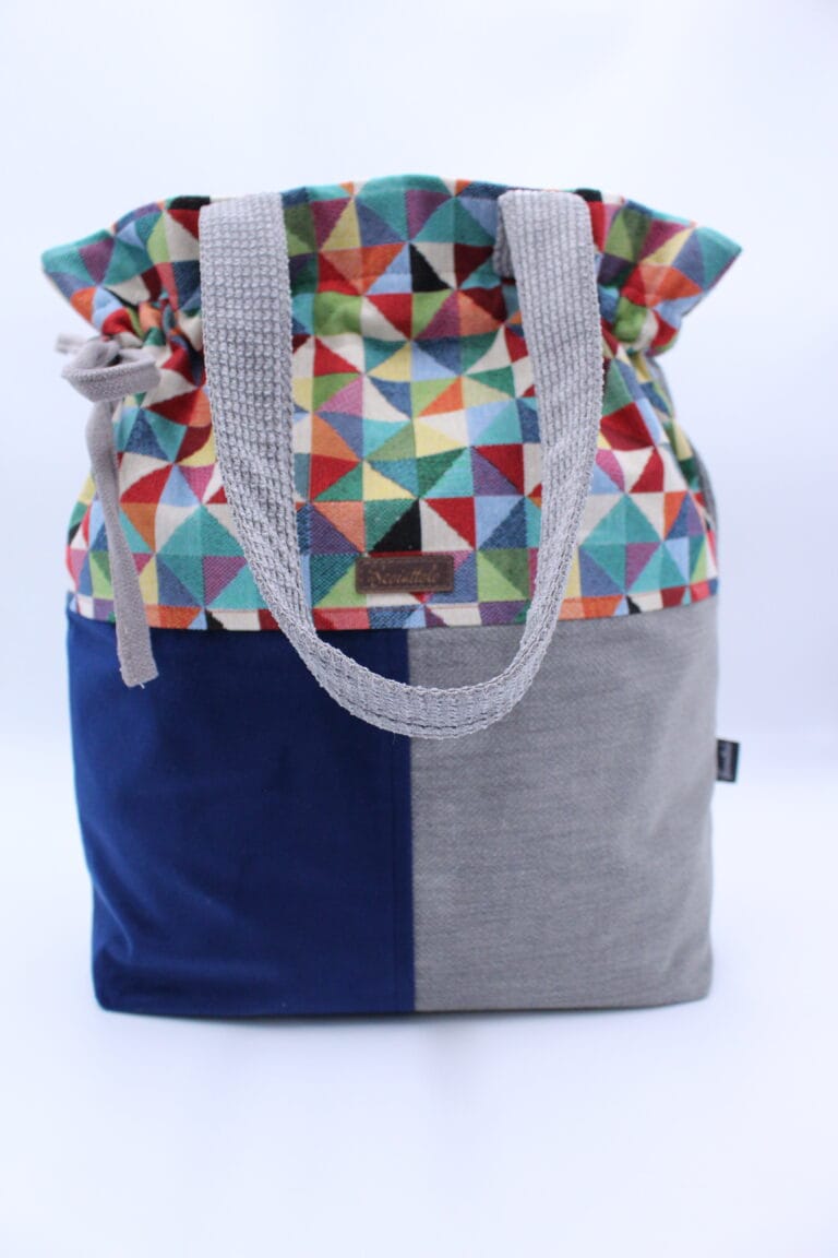 Kolorowa torba shopper patchwork