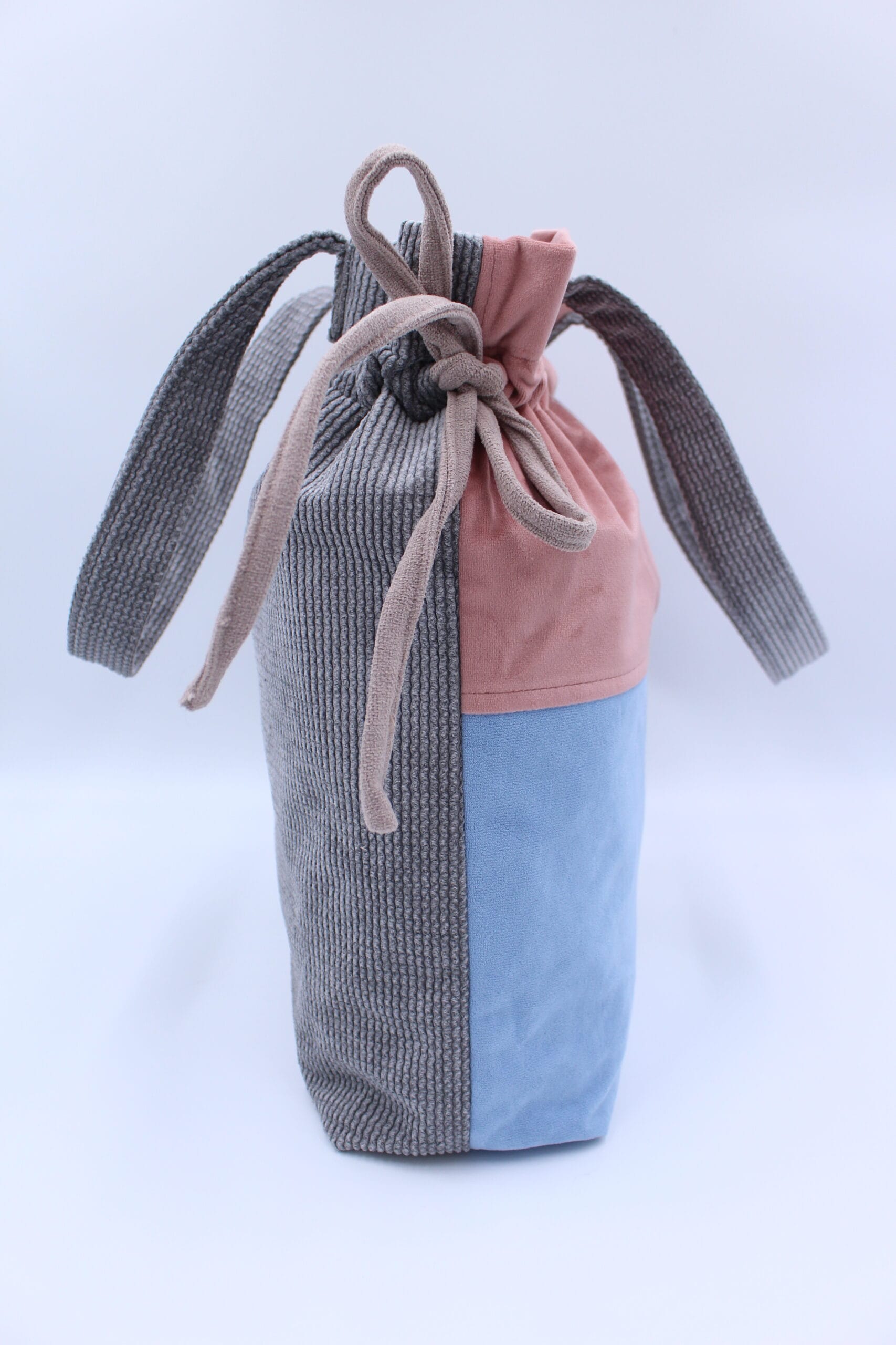 Torba shopper patchwork panterka i pudrowy róż 4 Torba shopper patchwork panterka i pudrowy róż - obrazek 4
